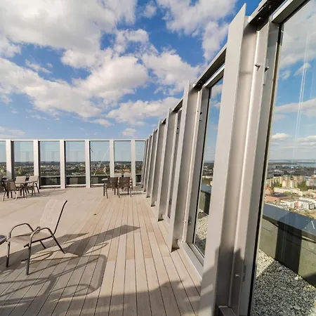 Lägenhet Ans Hanza Tower No 530 - Swimming Pool, Sauna, Jacuzzi, Viewing Terrace