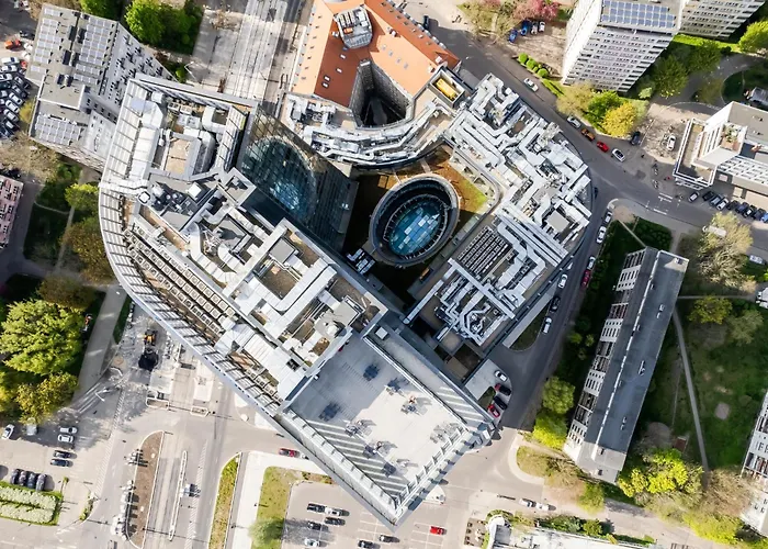 Ans Hanza Tower No 530 - Swimming Pool, Sauna, Jacuzzi, Viewing Terrace Apartment Stettin